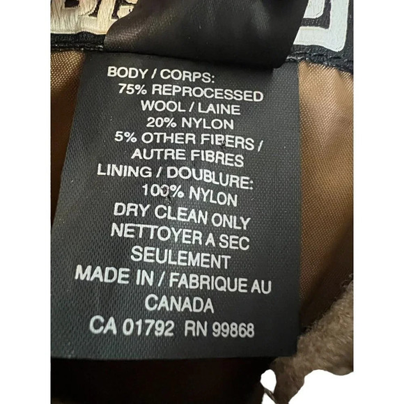 Microsoft Jacket Coat Mens Small Camel Tan Wool Blend Computer PC Software - Picture 9 of 15